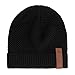 Produktbild KNIT FACTORY - Jazz Mütze - Strickmütze für Damen und Herren - Beanie - Herbst & Winter Essentials - Zeitloses Mode-Accessoire - Wintermütze mit Wolle - Hochwertige Qualität - Schwarz