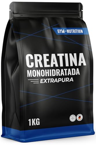 Creatina Monohidratada 1KG - Polvo 100% Vegano - Creatina Monohidrato Sin Sabor con Inulina - Alta Pureza - Producido en Alemania - Creatine Monohydrate Powder