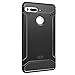 Essential Phone PH-1 Case, TUDIA Carbon Fiber Design Lightweight [TAMM] TPU Bumper Shock Absorption Cover for Essential Phone PH-1 (Black)