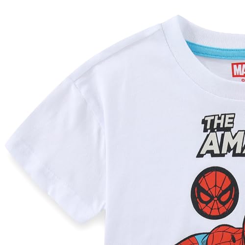 Image of Marvel Spider-Man Boys 2 Piece Short Sleeve T-Shirt and Shorts Set for Toddlers