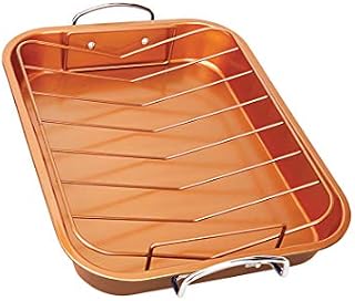 Copper D02725 H-02725-WV Turkey Roaster Pan, Size, One Color