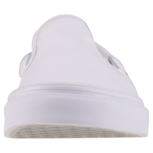 VANS Classic Slip Ons Skate Shoes Sneakers Canvas Surf True White 8 Men 9.5 Women