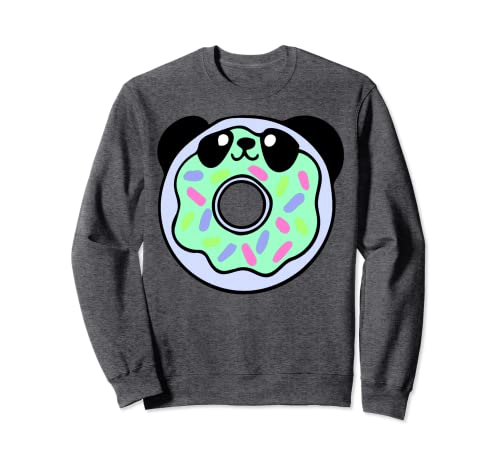 Kawaii Panda Donut Harajuku Kawaii Food Animal Postre Sudadera