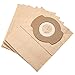 Produktbild vhbw 5x Staubsaugerbeutel kompatibel mit Bosch EasyVac 3 Staubsauger - Papier, 18.1cm x 15,2cm, braun