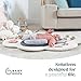 Babymoov SoCosy Baby Lounger for Newborn, Infant Support Cushion, Adjustable Leg Roll, Breathable Cotton, Grey