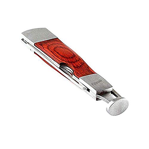 Yosoo 3in1 Smoking Rosewood+Stainless Steel Tobacco Pipe Cleaning Reamers Pipe Scraper Nozzle Cleaner Tamper Tool