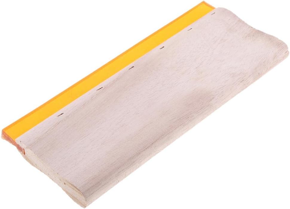 High Durability Silk Screen Printing Squeegee for Ink Scraper, Classical Style Wooden Handle - 15-38cm 25cm 65°