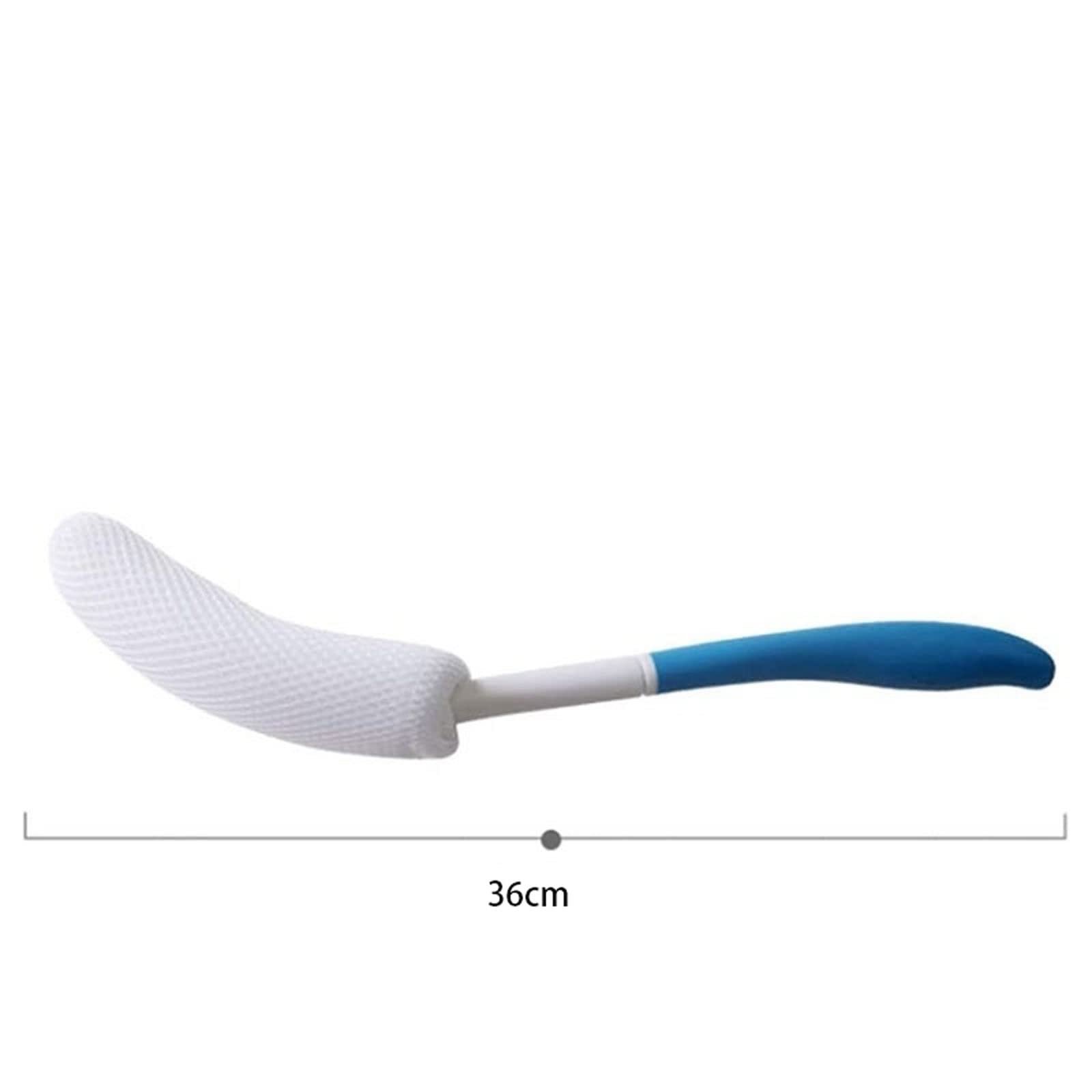JINGYAN Esponjas para baños The Back Shower Brush Is Easy For Body Brushing, With Anti-slip Handle, Long Arc, Household Use, And Bath Magic Tool