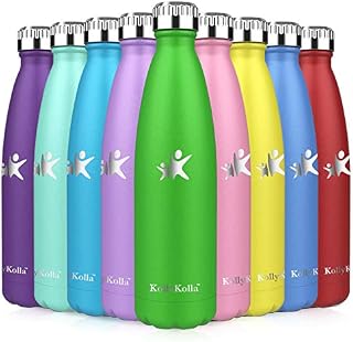 KollyKolla Stainless Steel Water Bottle 750ml, Insulated Water Bottle, Hot Water Flask, Leakproof Sports Water Bottle, Bpa Free Drinks Bottle, Metal Drinking Bottles for Adults, Men, Women, Gym, Yoga