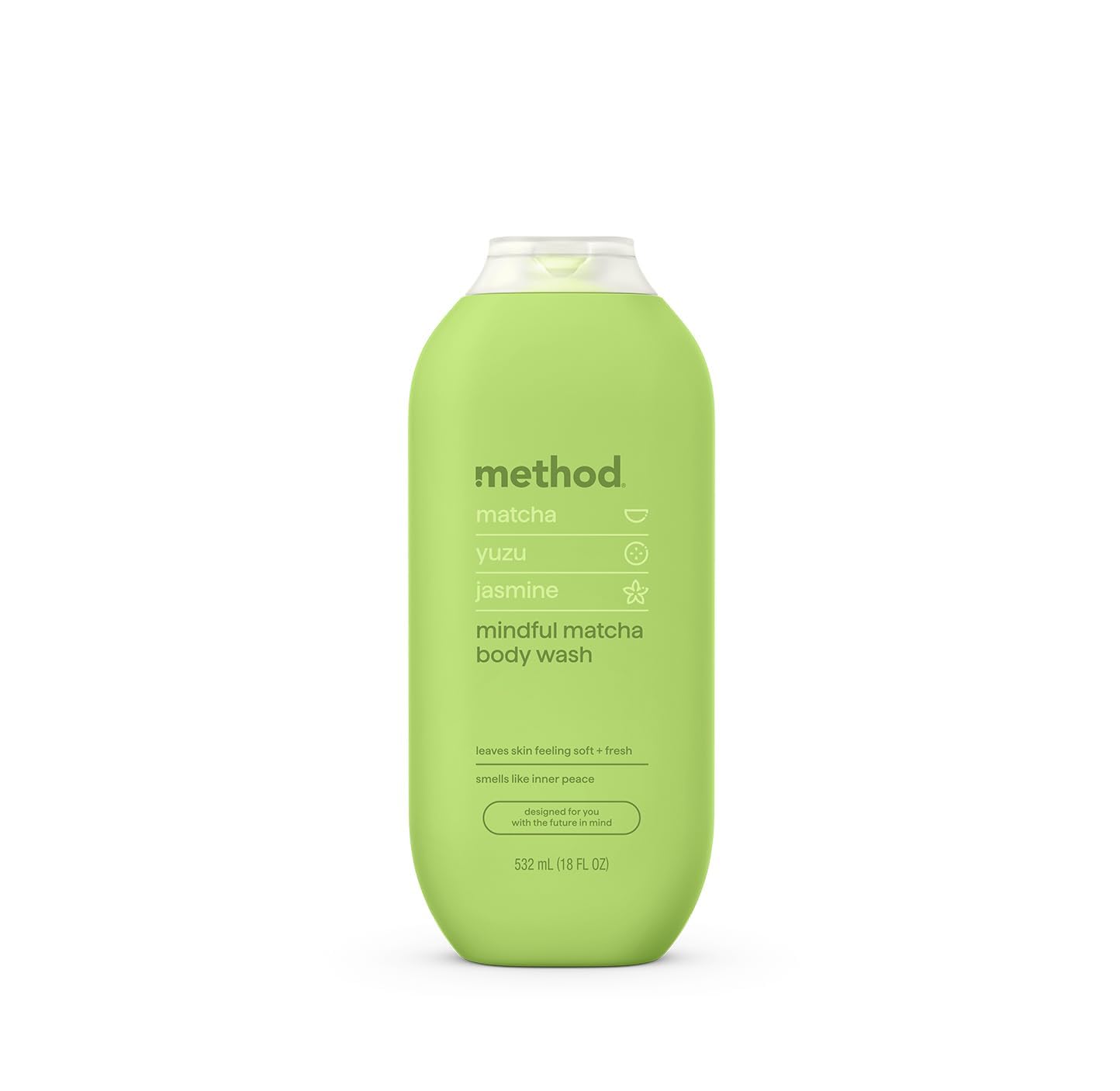 Method Body Wash Mindful Matcha Matcha Yuzu Jasmine notes 18oz