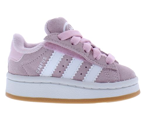 Image of adidas Campus 00s CF EL Infant /Toddler Shoes Size 5, Color: Baby Pink /White /Gum Sole