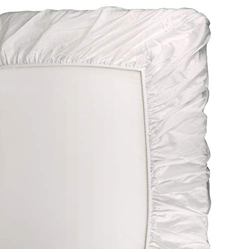 Renauraa 400 Thread Count World's Finest 100% True Egyptian Solid Cotton 4 Piece Bedding Sheet Set, Soft & Smooth Sateen Weave, Upto 16" Deep Pocket, Luxury Bedding (White, Queen) #TOP5