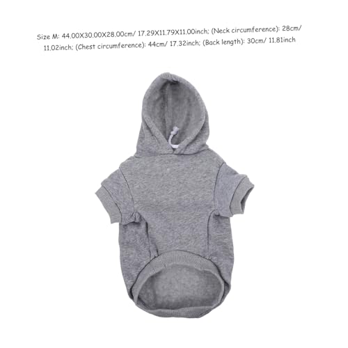 Sudadera de invierno para perros LIOOBO básica y cómoda miniatura 2