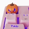 Custom Key Cap ESC Key Cap Resin Backlit Key Cap Translucent Halloween Pumpkin Artisan Key Cap R4 OEM Profile Key Cap MX Style Switch for Mechanical Gaming Keyboard DIY Key Cap