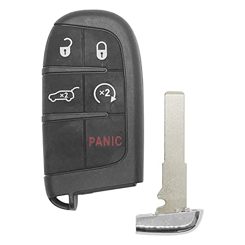 Mando a distancia de coche chip 4A transponder FCCID M3N-40821302 recambio para Compass 5 botones
