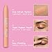 Ruby Kisses Jumbo Eye Pencil With Sharpener, Thick Eyeliner Pencil For Eye Shadow Primer & Highlighter on Waterline & Inner Corner, Blendable Eyeshadow Stick With Vitamin E & Candelilla Wax (Ivory)