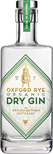 Oxford Rye Dry Gin | 43% ABV | 70cl Bottle | Juniper Pine Citrus & Aromatic Spice | Farmed & distilled by The Oxford Artisan Distillery