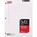 Staples Wide Ruled Filler Paper, 8" x 10-1/2", 120/Pack (37426M)