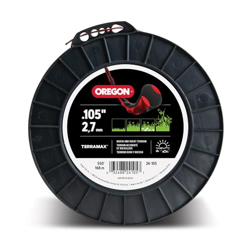 Fil de débroussailleuse Oregon TerraMax contre herbes hautes et denses