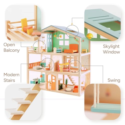 Giant Bean GA20043 Dreamy Wooden Dollhouse thumb #7