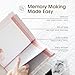 Lil' Peach My Record Book First 5 Years Memory Book, Baby Girl Keepsake for New and Expectant Parents, Pregnancy And Milestone Journal, Pink & Peach Confetti Polka Dots