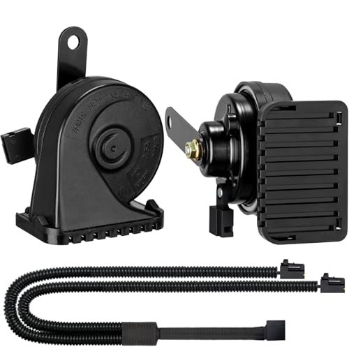 Car Horn for Toyota with 1 to 2 Plug 12V RAV4 Camry Corolla Tacoma Highlander Tundra Lexus Horn Auto Dual-Tone Electric Horns High/Low Tune