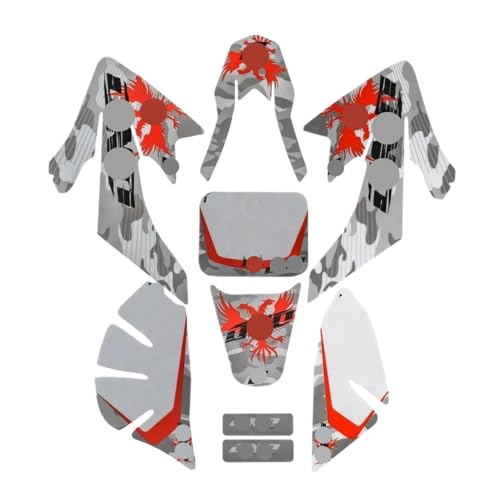 Kit carénage plastique CRF50 anti-casse pour réparer les flancs de pit bike 125cc