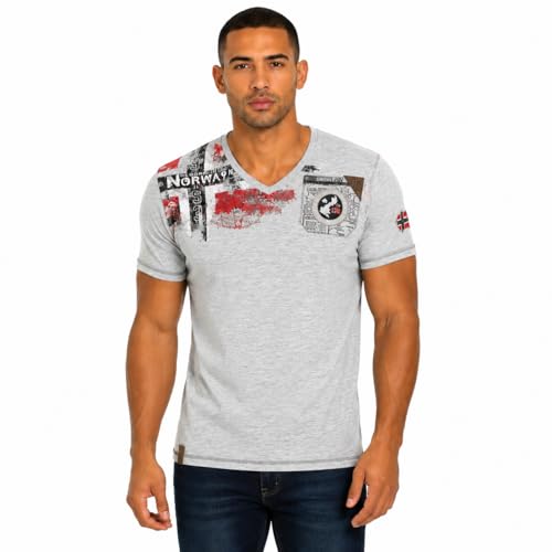 T-shirt homme col rond manches courtes Geographical Norway Jamo casual