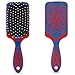 Spider Web Blue Kids Detangler Hair Brush Hairbrush for Boys Girls, Detangling Brush Smooth for Wet Dry Thin Long Curly Hair, Glide Through Tangles with Ease and Massage Scalp