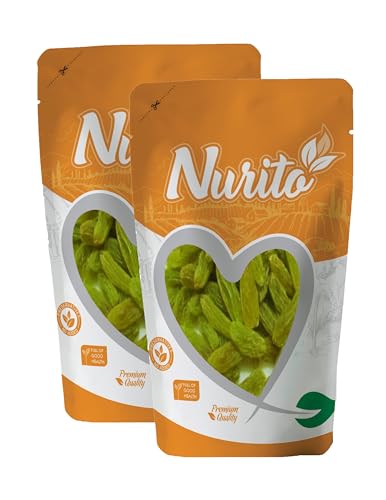 Image of Nurito Premium Dry Fruits (Green Raisins /Kishmish, 500 grams), Fresh