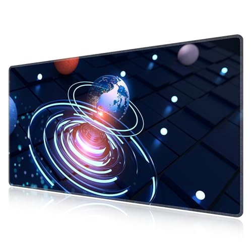 Tapis de Souris Gaming Speed LL-COEUR Tapis XXL à Glisse Fluide et Bords Surpiqués