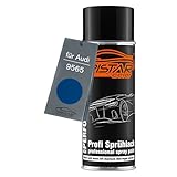 TRISTARcolor Peinture voiture Bombe de peinture pour Audi 9565 Limoge Blau Peinture de base aérosol 400 ml