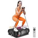 Vibration Plate Exercise Machine,Vibration Plate for Lymphatic Drainage Power Vibration Plate Machine Support 450 Lbs 250 Adjustable Speeds,Vibrating Plate Shake Plate Weight Loss