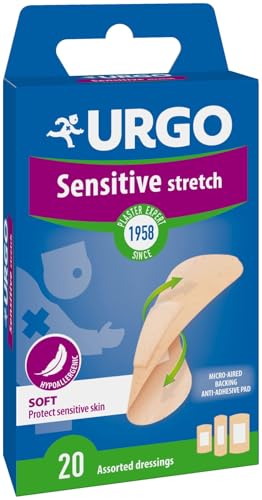 Urgo - Sensitive - Apósito extensible para pieles sensibles - Caja de 20 apósitos