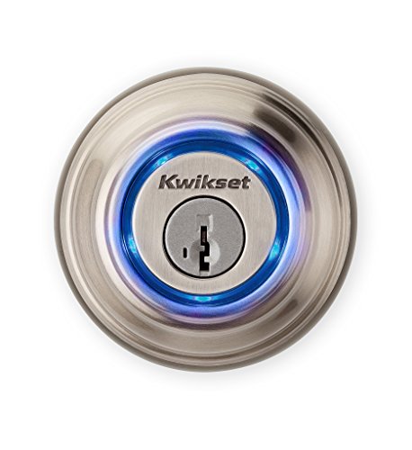 Kwikset - Kevo 99250-202 Kevo 2nd Gen Bluetooth Touch-to-Open Smart Keyless Entry Electronic Deadbolt Door Lock Featuring SmartKey Security, Satin Nickel main view