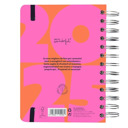 Mr. Wonderful Wonder 2025 Daily Diary - Let the Show Begin! - Includes 8 Sheets of Stickers and Motivational Daily Phrases - Image 3