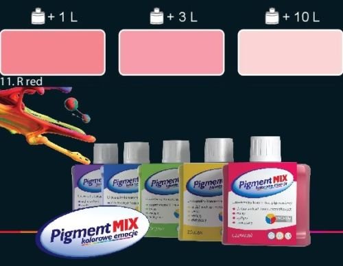 WALL PAINT COLOURANT PIGMENT PAINT COLOUR INTERIOR & EXTERIOR DYE (Rose Red)