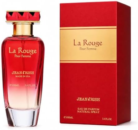 Jean Rish La Rouge,Vanilla, Eau de Parfum, Perfume for Women, 100ml/3.4oz
