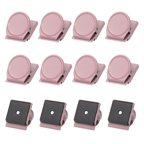 Clips magnétiques roses 31mm aimant tableau blanc affichage photo bureau PATIKIL