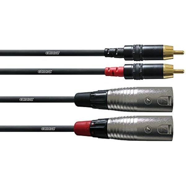 Cordial MC kabel audio 1.5 czarny