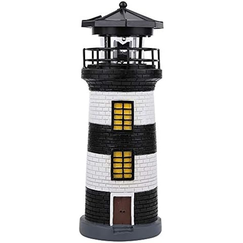 Ruiqas Solar LED Garden Lighthouse Decoration Cover