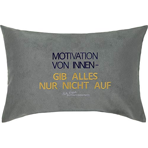 Coussin de motivation LTIDA Alexander Egger idéal pour salon et entreprise