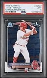 Graded 2025 Topps Bowman JJ Wetherholt #BCP22 Chrome Prospects Rookie RC Baseball Card PSA 9 Mint