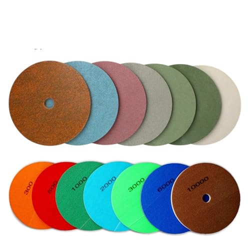 Eliminar marcas en mármol con el disco de nylon de 250mm 2