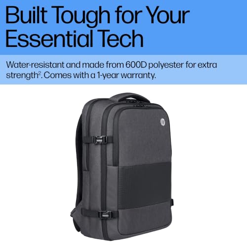 Image of HP 220 15.6 inch Laptop Backpack ; 23Litre; Water Resistant;100% Polyester; Black