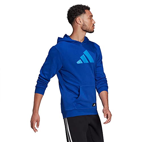 Adidas M Fi 3BAR OH, Felpa con Cappuccio Uomo