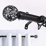 【Material resistente】 Esta barra de cortina con soporte está hecha de acero inoxidable, que puede contener cortinas pesadas o visillos y es a prueba de óxido para un uso prolongado. Nuestras barras de cortina de 28 mm de diámetro son mucho más resistentes que las barras de cortina decorativas de 25 mm y 15 mm.