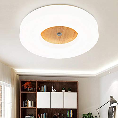 Plafonnier solide art moderne LED 35cm au design épuré pour salle à manger