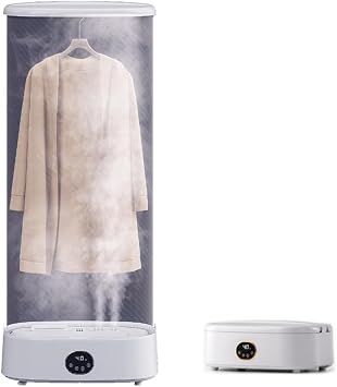 Portable Dryer, 360  Hot Air Circulation, Automatic Iron, Portable Steam Drying Smart Machine, Ironing Clothes Folding Wrinkle Remover, Automatic Garment Care System to Steam