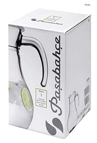 Pasabahce Bistro Jug with Lid 1.8 lt, Transparent, 1.8 Litres - Image 3